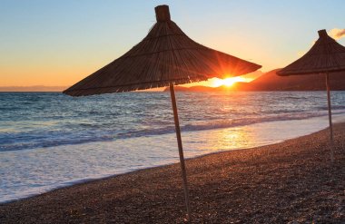 Yaz sunset beach (Arnavutluk).