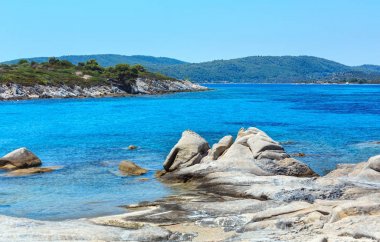 Ege Denizi Sahili (Chalkidiki, Yunanistan).