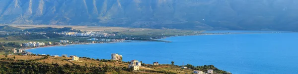 Vista al mar Adriático por la noche (Albania ). —  Fotos de Stock