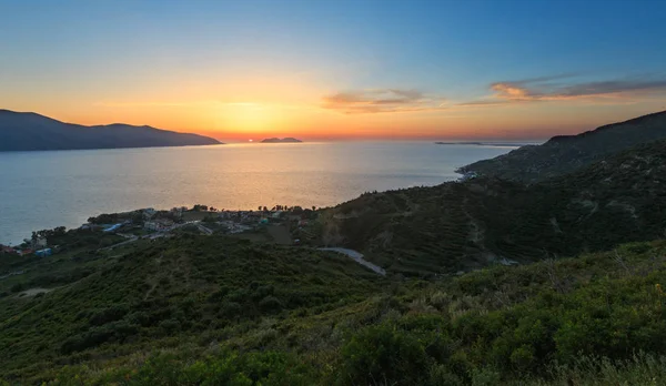Adriatic sea sunset view (Albania). — Stock Photo, Image