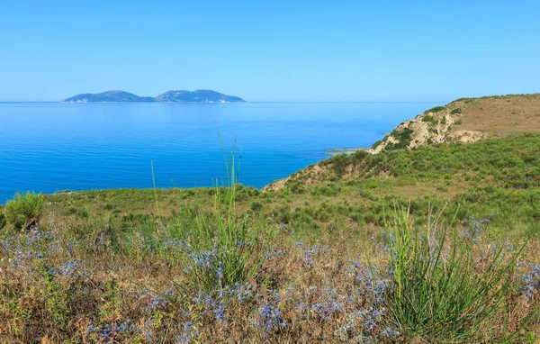 Morning sea coast Albania). — Stock Photo, Image