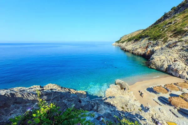 Verão Costa do mar Jónico, Albânia . — Fotografia de Stock