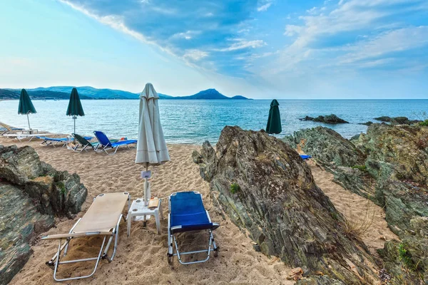 Yaz sabah beach (Chalkidiki, Yunanistan).