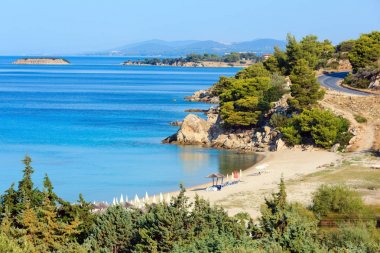 Kaviou beach, Sithonia, Yunanistan. 