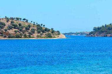 Yaz Sithonia sahil, Chalkidiki.
