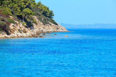 Yaz Sithonia sahil, Chalkidiki.