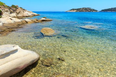 Yaz Sithonia sahil, Chalkidiki.