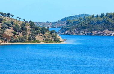 Yaz Sithonia sahil, Chalkidiki.