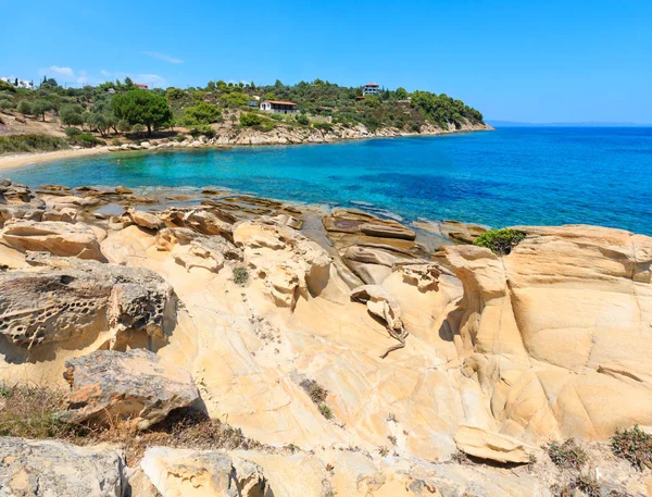 Sithonia lato Wybrzeże, Chalkidiki. — Zdjęcie stockowe