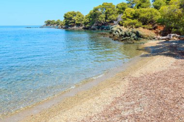 Sabah Ege'nin Sithonia, Yunanistan. 