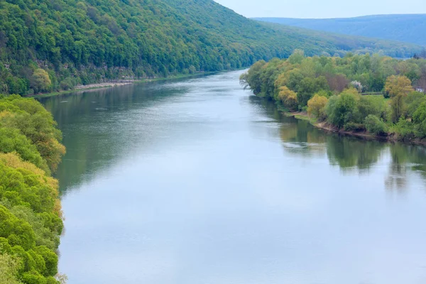 Dnister river bend canyon — Stock Photo, Image