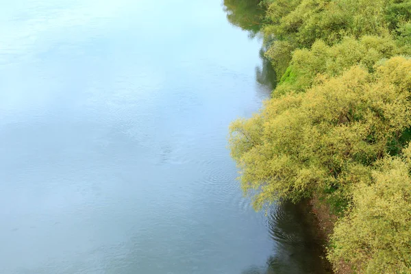 Rzeki Dniestr i łodzi — Zdjęcie stockowe