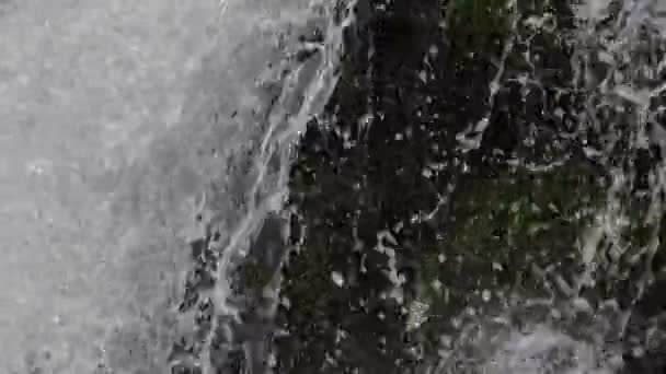 Våren vattenfall bakgrund — Stockvideo