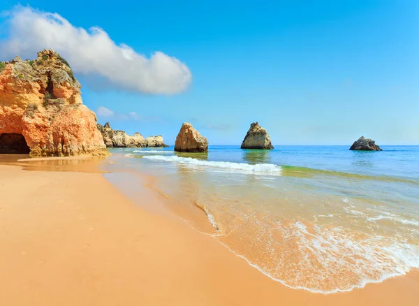 Playa del Algarve Dos Tres Irmaos (Portugal ) — Foto de Stock