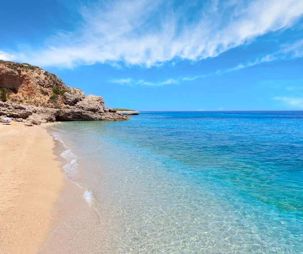 Drymades strand, Albanië. — Stockfoto