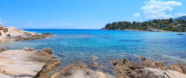 Ege Denizi Sahili (Chalkidiki, Yunanistan).