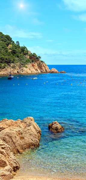 Tamariu bay, Costa Brava, Spain. — Zdjęcie stockowe