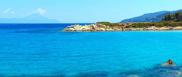 Aegean sea coast (Chalkidiki, Greece). — Stock Photo, Image