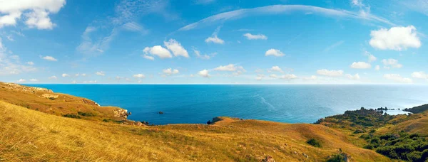 Panorama da costa marítima, Crimeia . — Fotografia de Stock