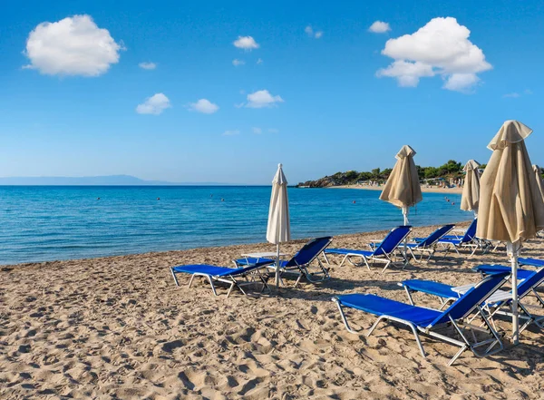 Yaz sabah beach (Chalkidiki, Yunanistan).