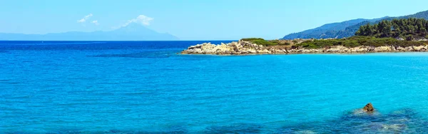 Costa del mar Egeo (Chalkidiki, Grecia ). —  Fotos de Stock
