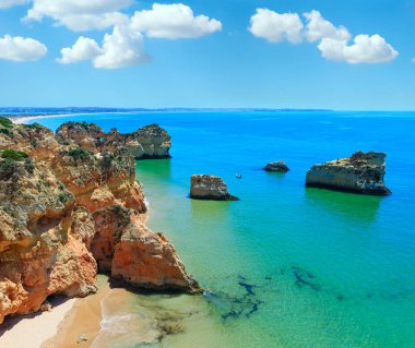 Algarve beach Dos Tres Irmaos (Portekiz).