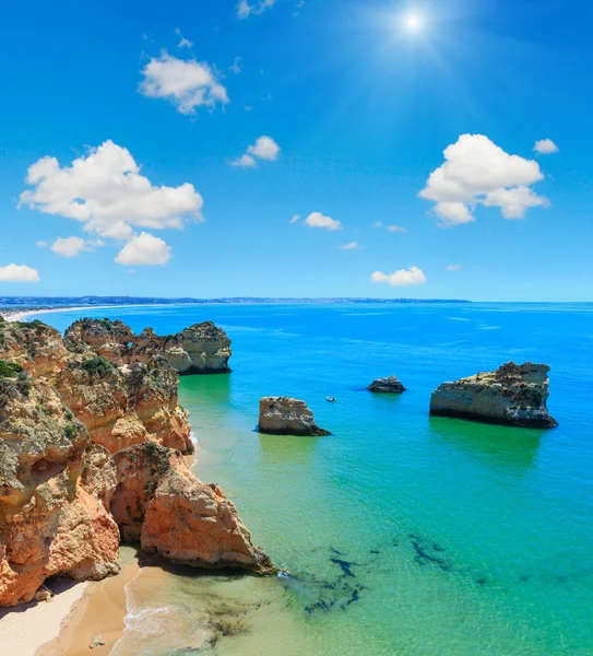 Αλγκάρβε παραλία Tres Irmaos Dos (Πορτογαλία). — Φωτογραφία Αρχείου