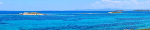 Costa del Mar Egeo (Calcidica, Grecia ). — Foto Stock