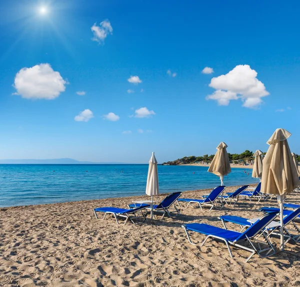 Yaz sabah beach (Chalkidiki, Yunanistan).