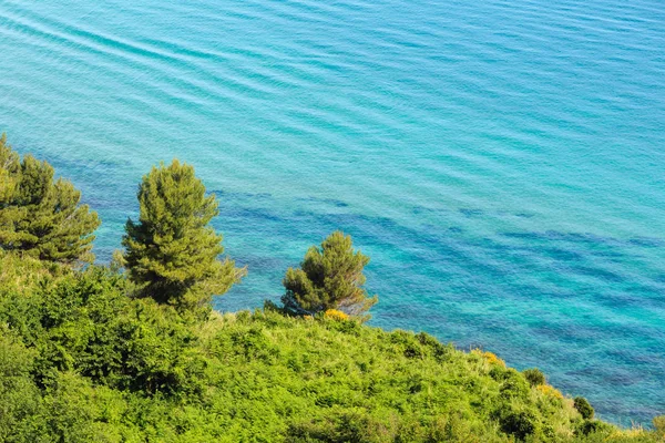 Yaz Adriyatik Denizi kıyısında