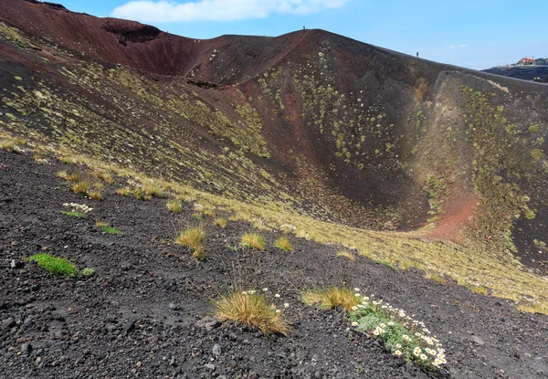 Vista del volcán Etna, Sicilia, Italia —  Fotos de Stock