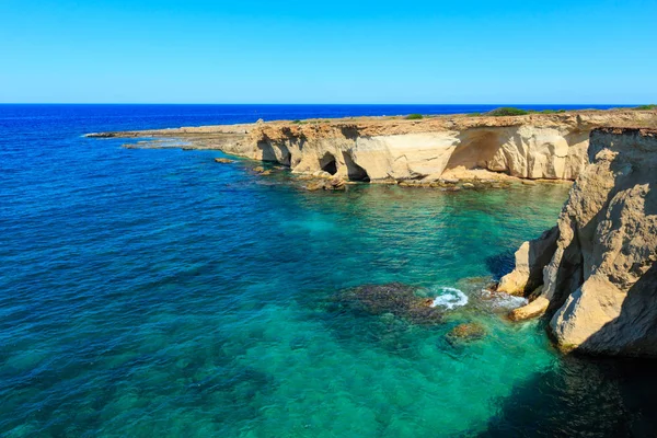 Sicilya yaz deniz kenarı, İtalya — Stok fotoğraf