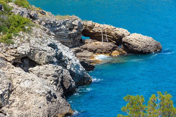 Sommer Gargano Küste, Italien — Stockfoto