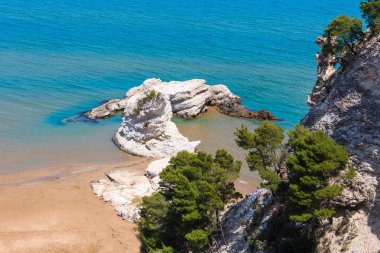 Yaz Lido di Portonuovo beach, İtalya