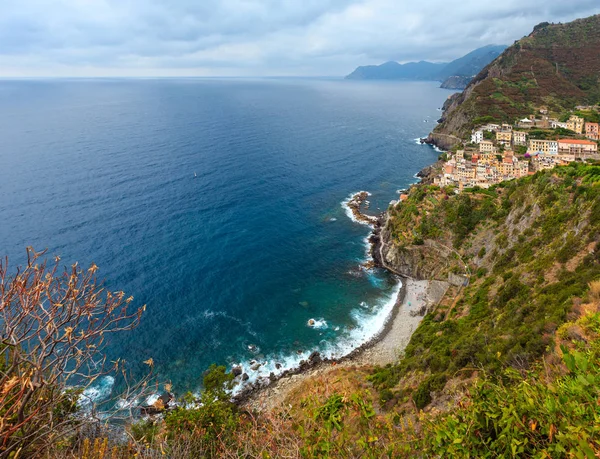 Summer Riomaggiore, Cinque Terre. — Fotografia de Stock