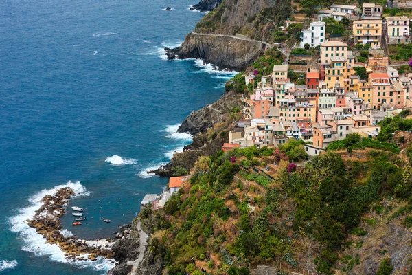 Summer Riomaggiore, Cinque Terre — Fotografia de Stock