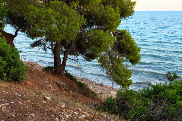 Havet solnedgång, Grekland. — Stockfoto