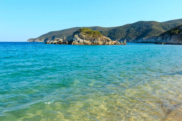 Costa del mar de verano (Sithonia, Grecia ). — Foto de Stock