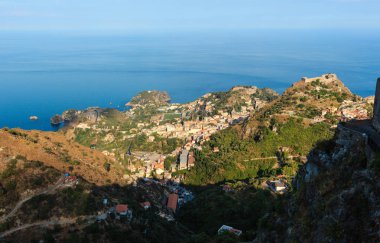 Castelmola, Sicilya görünümünden Taormina