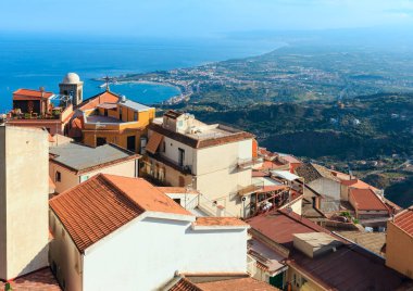 Castelmola, Sicilya görünümünden Taormina