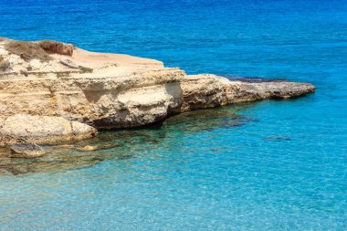 Deniz sahili Spiaggia della Punticeddha, Salento, İtalya