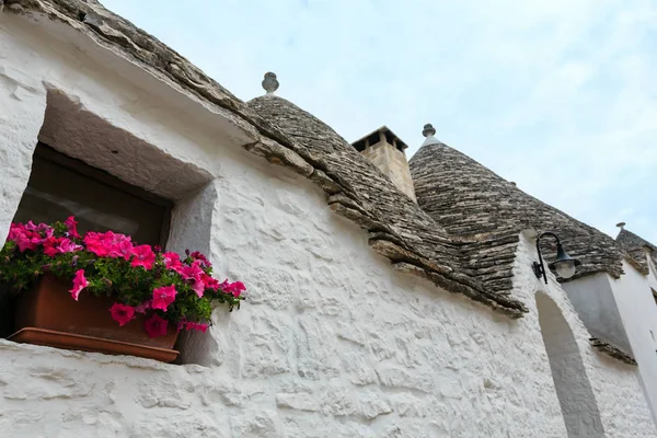 Trulli domy v Alberobello, Itálie — Stock fotografie