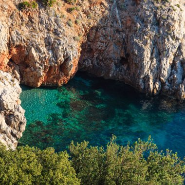 Zingaro deniz kenarı, Sicilya, İtalya