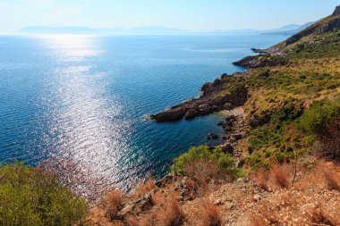 Zingaro Park, Sicilya, İtalya için defne deniz