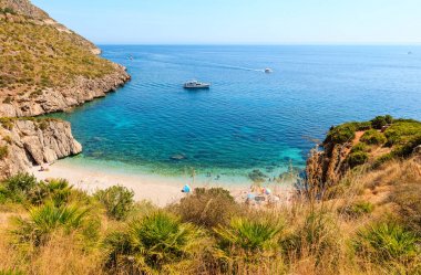 Zingaro Park, Sicilya, İtalya için defne deniz