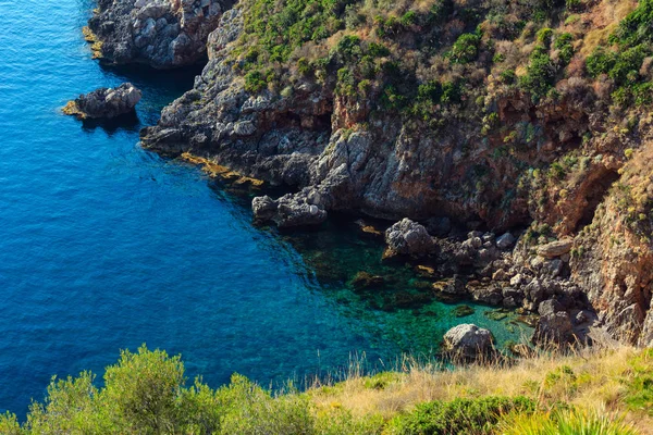 Zingaro sea coast, Sicília, Itália — Fotografia de Stock