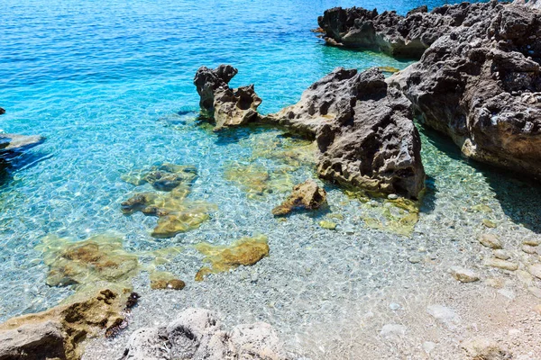 Baia di mare nel Parco dello Zingaro, Sicilia, Italia — Foto Stock