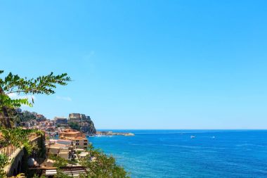 Scilla deniz kenarı, Calabria, İtalya.