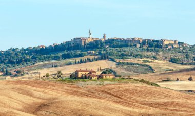 Tuscany kırsal, Montepulciano, İtalya