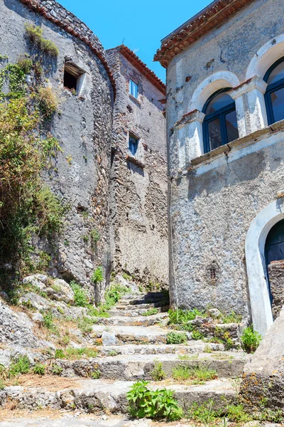 Ruiny pierwotnej osady Maratea. Włochy — Zdjęcie stockowe
